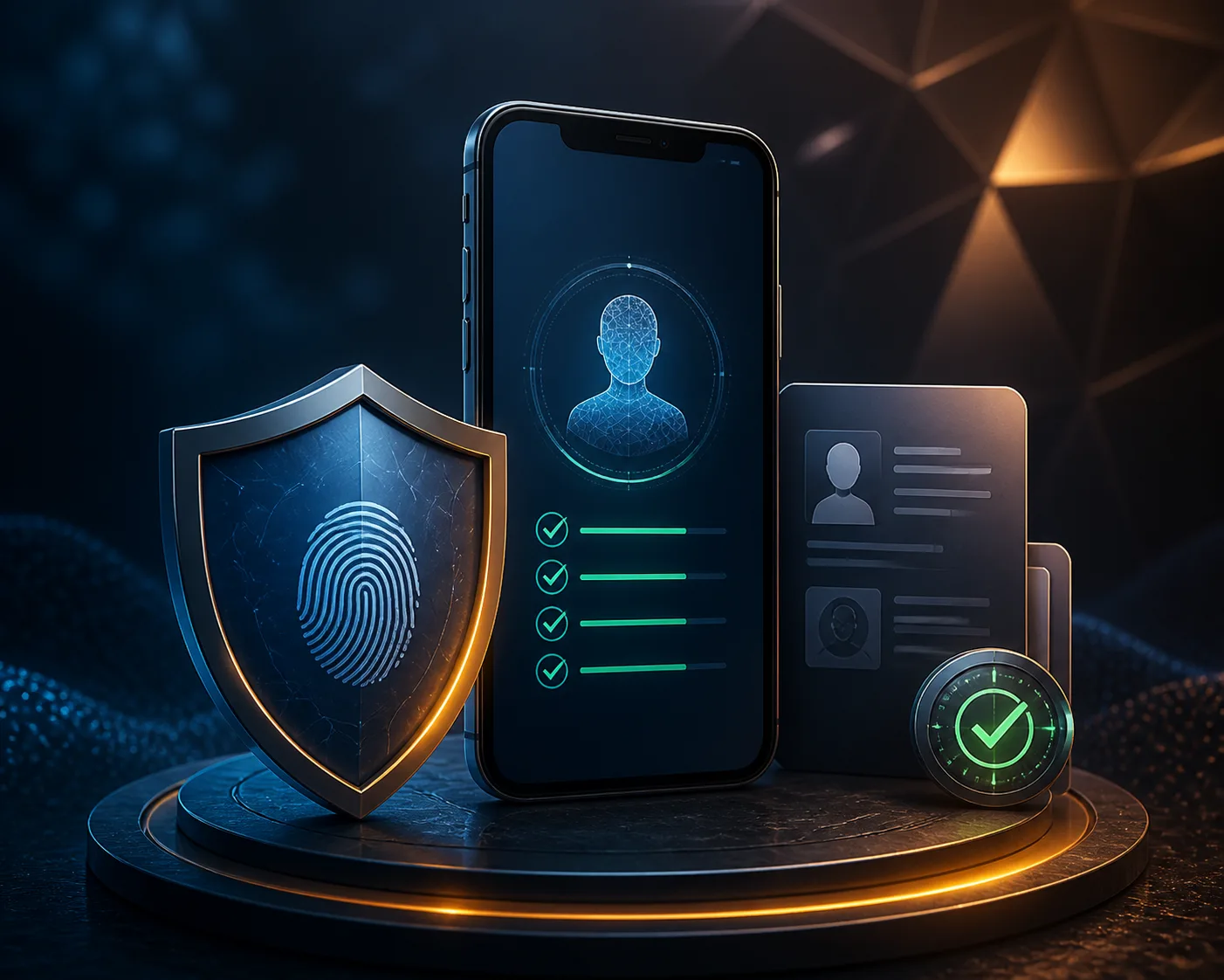 Slotozen registration verification concept with a secure identity shield and mobile device